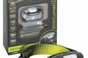 Stormforce 3W LED Eiger Rechargable USB Headlight 110 Lumens IP54 red night